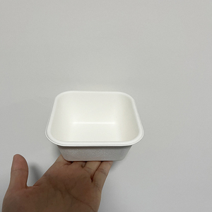 Ventes en gros <span class=keywords><strong>de</strong></span> barquettes jetables en pulpe <span class=keywords><strong>de</strong></span> bagasse <span class=keywords><strong>de</strong></span> canne à sucre, 100 % biodégradables et compostables, sans PFAS, <span class=keywords><strong>de</strong></span> 3,7 pouces, petites et carrées, pour gâteaux - Product Image 1
