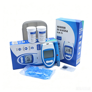 Medidor de <span class=keywords><strong>Glucosa</strong></span> <span class=keywords><strong>en</strong></span> <span class=keywords><strong>Sangre</strong></span> de Bajo Dolor al Ponerse <span class=keywords><strong>en</strong></span> Uso, Monitor de Azúcar <span class=keywords><strong>en</strong></span> <span class=keywords><strong>Sangre</strong></span> de Alta Precisión <span class=keywords><strong>para</strong></span> Pruebas Diarias de Diabéticos - Product Image 1