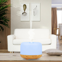 Humidificateur d'huile essentielle d'arôme ultrasonique de 500ml diffuseur de table électrique pour humidificateur de qualité de l'air en plastique d'hôtel à la maison