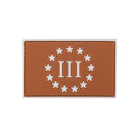 Personnalisé personnalisé crochet et boucle rond professionnel souple 3D PVC étiquettes en caoutchouc patch pour chapeau et vêtements