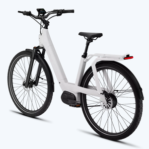 จักรยานไฟฟ้า City Bike รุ่น 700C พร้อมมอเตอร์ดุมล้อหลัง Enviolo ระบบเกียร์อิเล็กทรอนิกส์แบบ Stepless สำหรับการเดินทางในเมือง เหมาะสำหรับผู้ใหญ่ โครงอะลูมิเนียม - Product Image 5