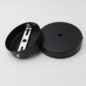 Kit de Cubierta para Lámparas de Techo de 100 mm y 120 mm de Diámetro con Placa de Cubierta para Lámparas de Araña, Lámparas Colgantes o Proyectos de Bricolaje - Product Image 3