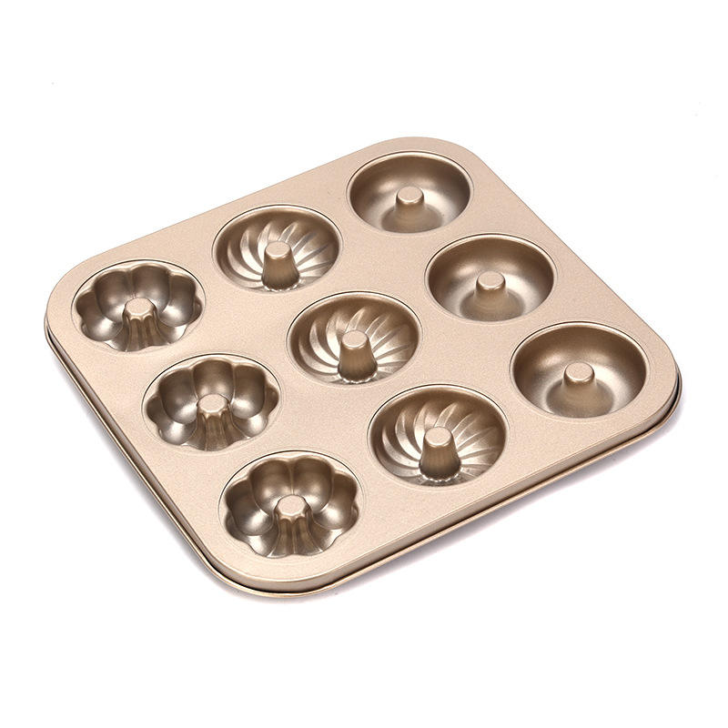 Donut Molds for Baking 6-Cavity Donut Hole Pan Carbon Steel Donut