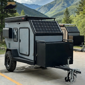 Mini <span class=keywords><strong>caravane</strong></span> de voyage légère avec suspension indépendante, design moderne, système de filtration d'eau à énergie solaire - Product Image 1
