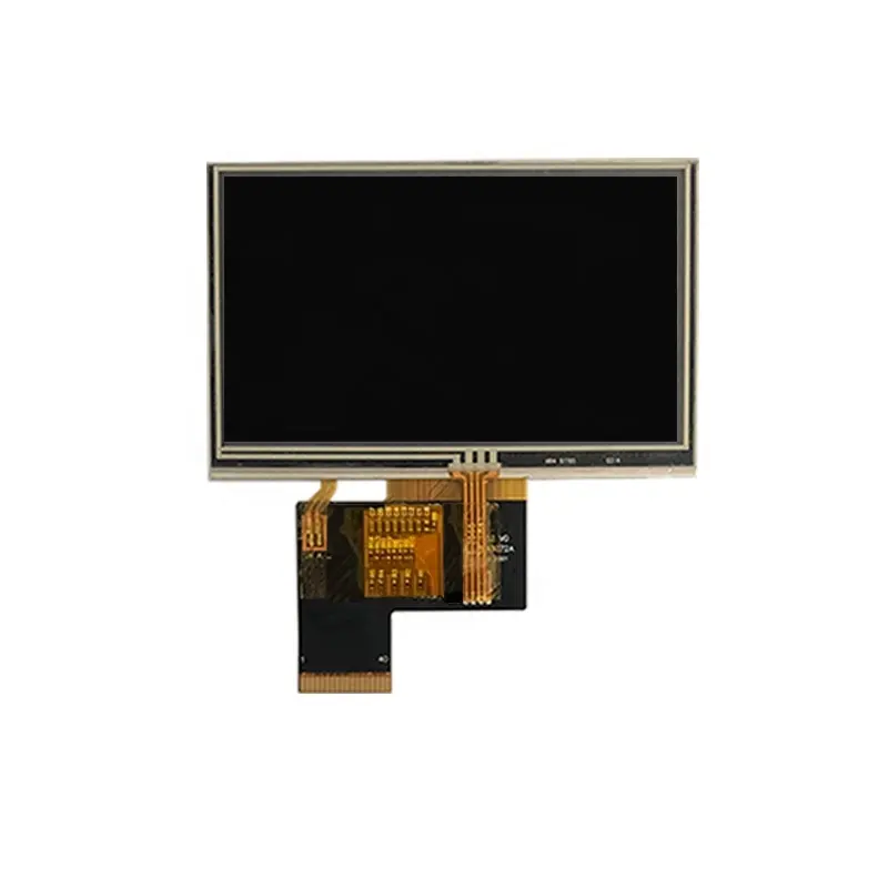 Tela de toque Resistiva de 4,3 polegadas Alto Brilho 800x480 Resolução 1100nits IPS TFT LCD de 4,3 polegadas com toque capacitivo