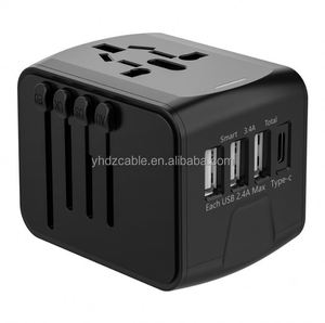 Multifunctional Travel Charger Converter 3USB+Type C <b>Universal</b> <b>Socket</b> Multicharging Stand AU US UK EU for Travel Adapters - Product Image 2