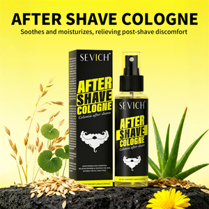 Eau de Cologne Après-Rasage Professionnelle pour Barbiers, Extrait d'Aloe Barbadensis, Rafraîchissante, <span class=keywords><strong>Parfum</strong></span> Après-Rasage pour Hommes, Soin de la Peau Masculine - Product Image 1