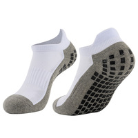 Calcetines tobilleros deportivos multicolores duraderos bien recibidos Con base antideslizante gris calcetines náuticos de algodón deportivos cómodos personalizados al por mayor