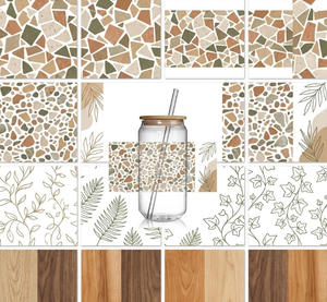 Fundas Impermeables con Protección UV para Vasos de 16 oz, Impresión por Transferencia de Agua, Resistentes a los Rayos UV, Fáciles de Despegar, Diseño Personalizado - Product Image 1