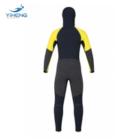 Combinaison de plongée intégrale pour femme en néoprène CR 5 mm avec capuche et fermeture éclair frontale pour la pêche sous-marine
