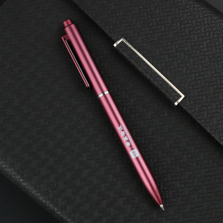 Custom Logo Retractable Banner Ballpoint Pen Black Blue 1.0mm ABS Plastic Steel Click Sports Body Perfect Stationery Gift for