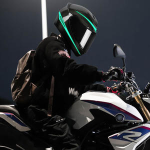 FMT-222 ricaricabile casco moto <span class=keywords><strong>EL</strong></span> striscia di luce del nastro di sicurezza lama incandescente forma di illuminazione a LED <span class=keywords><strong>EL</strong></span> prodotti - Product Image 4