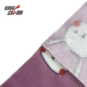 किंगकेसन पशु मुद्रित एंटी-स्टैटिक प्रिंटिंग गर्म 100% पॉलिएस्टर माइक्रोफाइबर फ्लैनेल तकिया और क्यूही के लिए कपड़े - Product Image 6