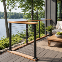 Système de garde-corps en câble pour terrasse, escalier ou balcon, garde-corps en câble sur mesure