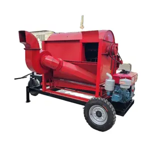 Farm machinery wheat rice thresher with diesel engine