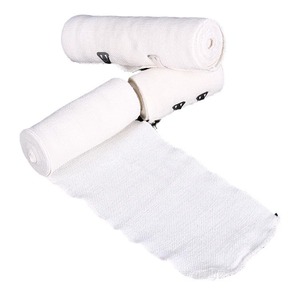 Anji Hengtai Elastic Bandage 7.5x450cm 10x450cm 15x450cm Medical Grade Reusable White Cotton Linen Sports Support - Product Image 2