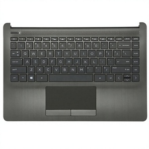 Coque supérieure grise C pour HP Pavilion 14-CF 14-DK avec clavier et pavé tactile L24817-001 - Product Image 1