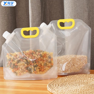 Pochette souple personnalisée à grande capacité avec poignée et bec verseur pour bière, céréales, haricots, liquide <span class=keywords><strong>de</strong></span> lavage - Product Image 6