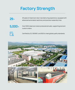 דלת אטומה לאוויר, איכותית למזון, נקייה, מתאימה למפעלי מזון ותרופות, בטוחה והיגיינית. - Product Image 5