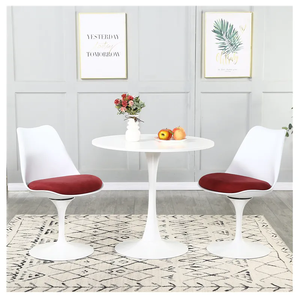 Silla de comedor tapizada de plástico <span class=keywords><strong>tulip</strong></span>án giratoria para comedor cómoda superventas para Hotel Bistro - Product Image 2