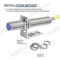 Sensor de Proximidad Magnético Inductivo de Acero Inoxidable SiRON K041, Instalación Empotrada, Protección IP67, 10-30V DC