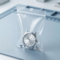 Sacs en plastique LDPE transparents antistatiques avec fermeture à glissière et design scellable pour l'emballage d'appareils photo et d'électronique grand public