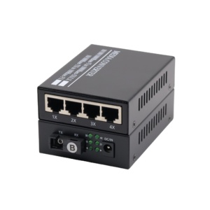 20km sợi Quang Phương tiện truyền thông chuyển đổi 10/100Mbps <span class=keywords><strong>Ethernet</strong></span> chuyển đổi với 4 cổng RJ45 & 1 SC sợi độc đáo 4 cổng sợi phương tiện truyền thông chuyển đổi - Product Image 6