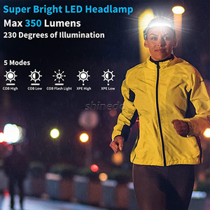 Linterna Frontal <span class=keywords><strong>de</strong></span> Alta Potencia para Exteriores con Sensor, Cinco Modos, Recargable por USB, Haz <span class=keywords><strong>de</strong></span> Luz Amplio, Lámpara Frontal <span class=keywords><strong>LED</strong></span> para Trabajo y Camping - Product Image 4