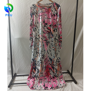 Vestido Maxi Estampado Playero de Verano Sheines, Vestido Cruzado con Cuello en V, Vestido Informal para Mujer, Ropa de Marca PKU - Product Image 6