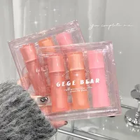 Offre Spéciale – Kit de Glaçages à Lèvres Repulpants Personnalisés, Hydratants, Parfum Fruité, Anti-transfert