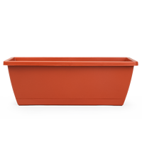 Pots de plantes auto-arrosants en plastique PP carré épaissi, trou de drainage, design minimaliste durable, capacité de 10,97 L pour le jardinage à domicile