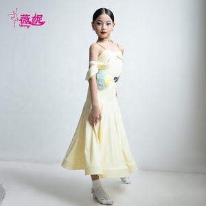 Costume de <span class=keywords><strong>danse</strong></span> latine femmes enfants automne/hiver à la mode jarretelle combinaison Performance porter Vennystyle 2024 robes modernes - Product Image 3