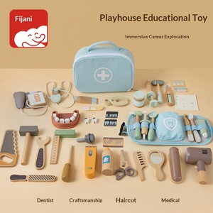Kit de jeu de dentiste pour enfants, très populaire, avec outils de simulation, pour l'éveil et le jeu de rôle de docteur, jouet éducatif amusant et stimulant l'intelligence - Product Image 1
