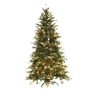 1.8M Green Slim Artificial Led Christmas Tree