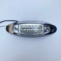 Nouvelle lampe latérale LED pour camion WJC 24V noire ou chromée pour camion remorque poids lourd