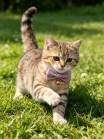Collier pour chat en velours doux, réglable, avec boucle en alliage de zinc durable, décoration nœud mignon, personnalisable OEM ODM