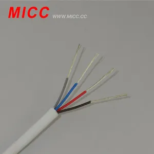 MICC मुड़ निर्माण लाल/लाल/सफेद (2 कोर लाल और 1 कोर सफेद) thermocouple तार RTD-PTFE /PTFE/स्क्रीन-3*13/0. 2