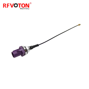 Fabrik direkt Fakra Lila D Typ zu Ufl 1,37mm Rf Coaxai Stecker Überbrückung kabel Baugruppe 15cm auf Lager ROHS - Product Image 2