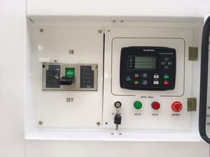 Générateur diesel ultra silencieux 15 kVA 12 kW triphasé refroidi par eau avec alternateur sans balais 100 % cuivre pour alimentation <span class=keywords><strong>de</strong></span> secours commerciale - Product Image 4