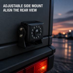 Caméra de vision nocturne pour véhicule avec LED IR, étanche IP68, 12-24V, vue à 120-170 degrés pour camion, bus, véhicule, utilisation avant/arrière pour le stationnement - Product Image 4