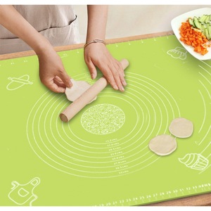 Tapis de cuisson en silicone moderne Zenidoo 40x50cm, écologique, antidérapant, souple, rectangulaire, pour pétrir la pâte, la pizza, les gâteaux, la cuisson au gril - Product Image 2