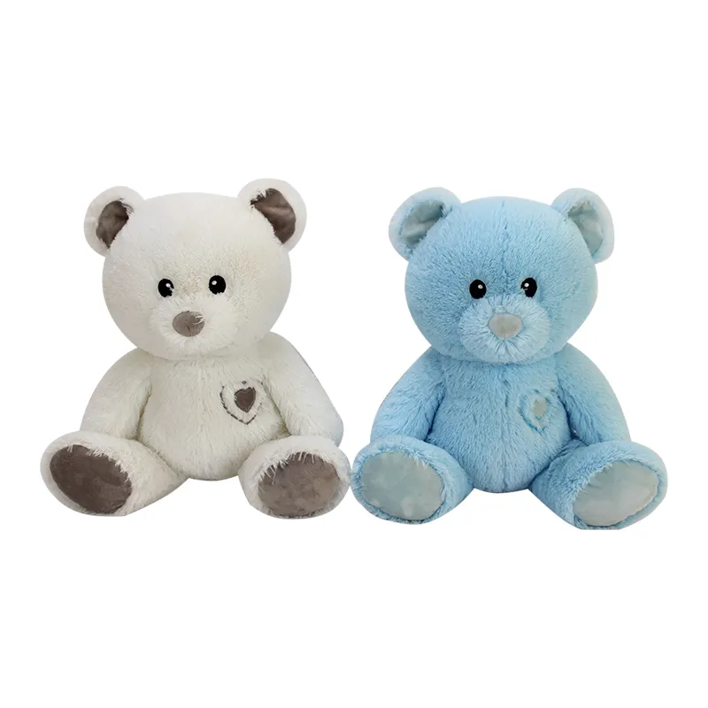 Groothandel Valentijnsdag Gift Leuke Mooie Blues Tuffed Teddybeer Met Hartvormige Pluche Speelgoed