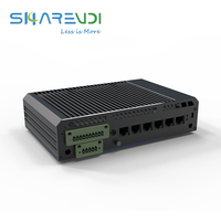 Pare-feu réseau 6 ports LAN AES-NI Ordinateur monocarte Mini PC Sans ventilateur Serveur Linux Routeur VPN pour Pfsense