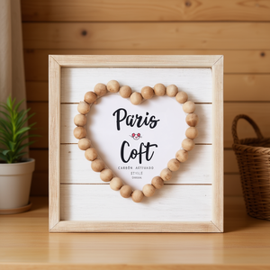 Cadre photo en bois style loft parisien, rustique, vintage, à fixer au mur, 5x5 pouces, non fini - Product Image 2