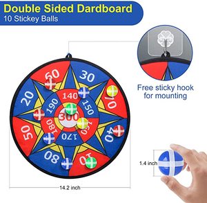 Jeu <span class=keywords><strong>de</strong></span> fléchettes Double face pour enfants, jouets <span class=keywords><strong>de</strong></span> fête <span class=keywords><strong>de</strong></span> sport à l'extérieur - Product Image 2