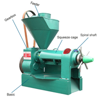 Presse à huile à froid et à chaud Guangxin de haute qualité 50 kg/h pour soja et noix