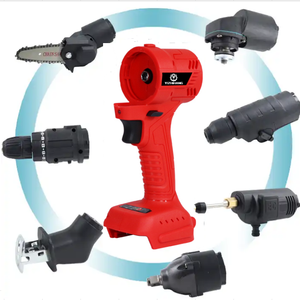Kit de Herramientas Eléctricas Inalámbricas 5 en 1: Taladro Sin Escobillas, Sierra de Calar, Sierra Recíproca y Herramienta Oscilante - Product Image 2