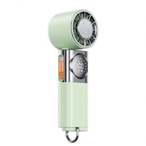 Fresh Color Box High Speed <b>Portable</b> Handheld Outdoor Foldable Plastic Mini Fan with Rechargeable Battery Car Compatible English - Product Image 4
