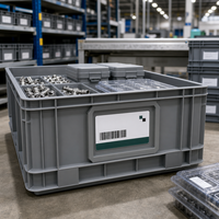 Individuell Bedrucktes UHF-RFID-PVC-Etikett Tintenstrahl-Bedruckbares Label für Supermarkt-Körbe Industrielle Lager-Logistik-Verfolgung