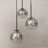 Lampe suspendue en or E27 au design nordique moderne, Globe en verre Led, boule en verre à bulles, lampe suspendue